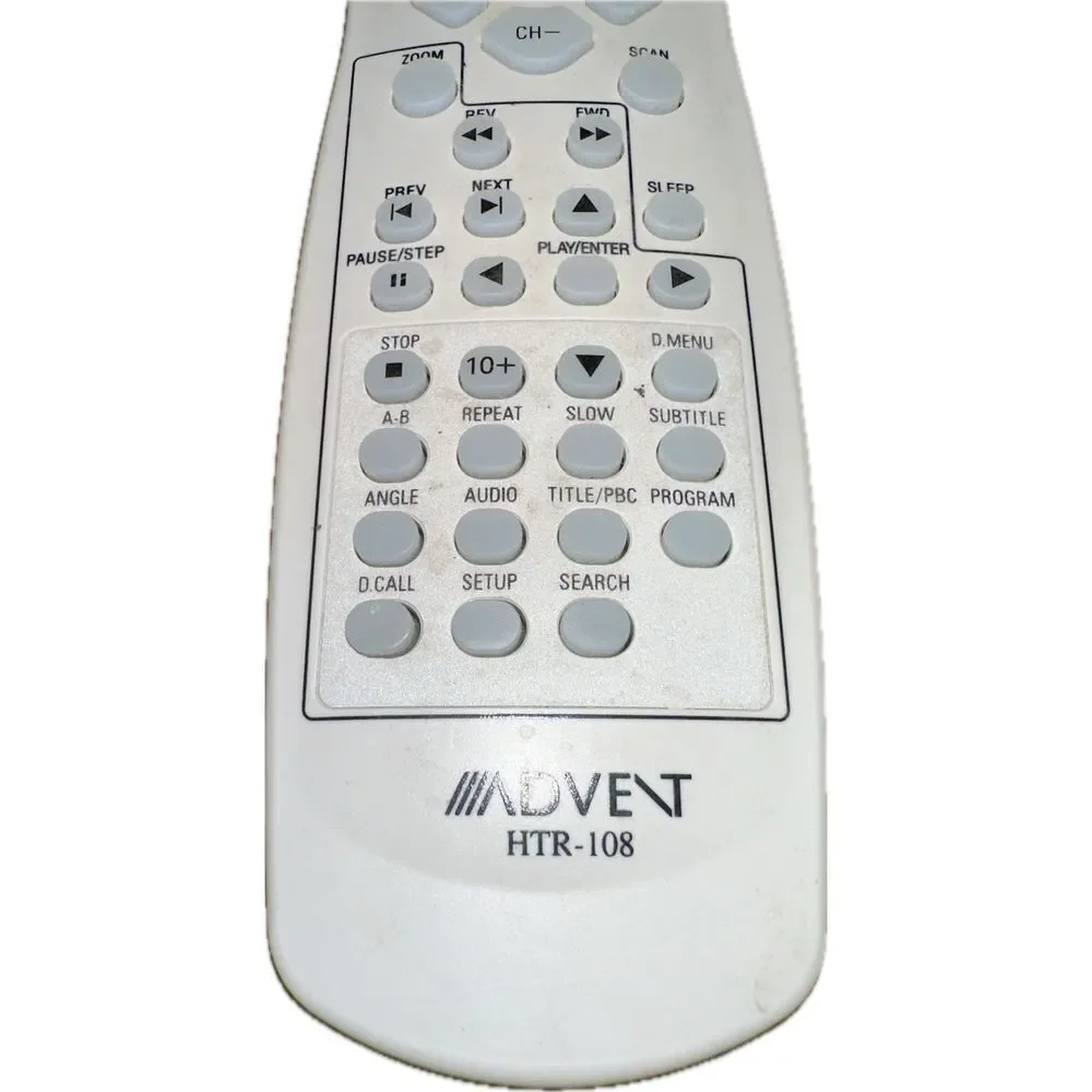 Advent HTR-108 Original TV/DVD Player Combo Remote Control For DV1418A, DV1418D